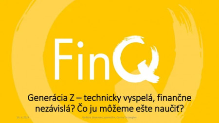 Darina de Jaegher - Generácia Z – technicky vyspelá, finančne nezávislá?  Čo ju môžeme ešte naučiť?