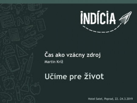 Martin Kríž - Čas ako vzácny zdroj