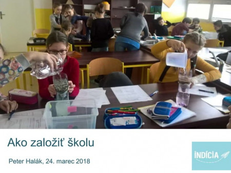 Peter Halák - Ako založiť školu