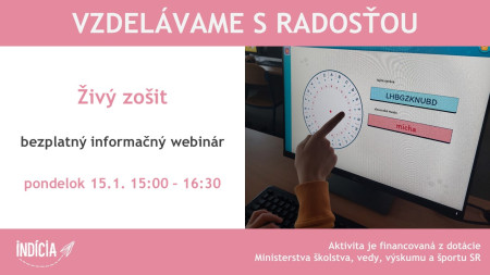 Informačný webinár - Živý zošit - 1/2024