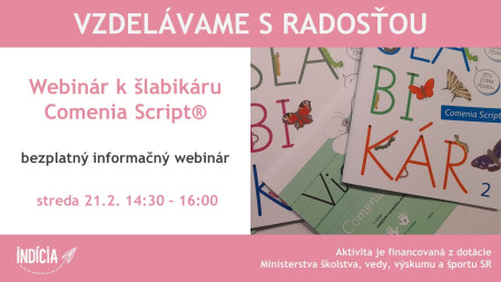 Webinár k šlabikáru Comenia Script® - 2/2024