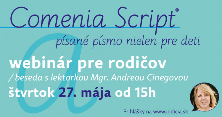 Comenia Script - písané písmo nielen pre deti