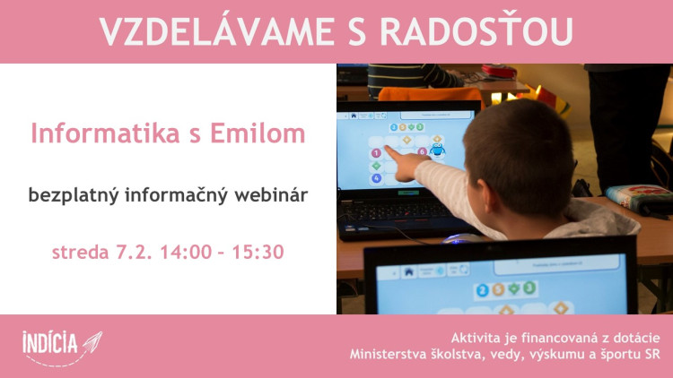 Informačný webinár - Informatika s Emilom - 2/2024